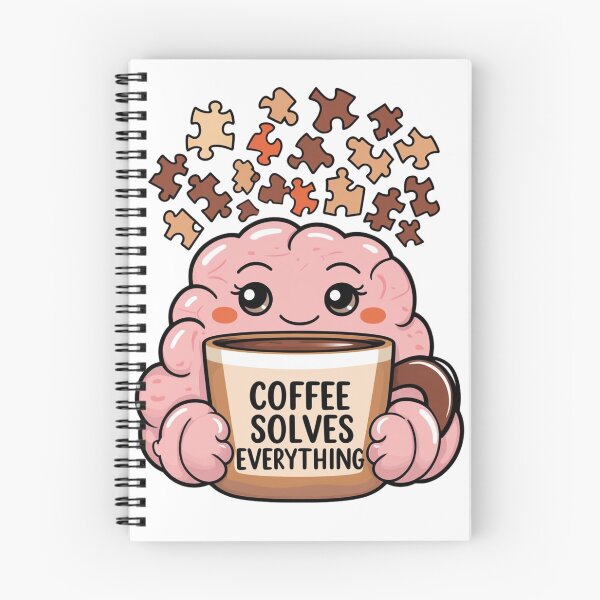Item preview,  Brain Teaser- Coffee Lover's Delight: 'Coffee Solves Everything designed and sold by wellie-chic.