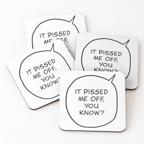 Item preview, Pissed me off hand-drawn manhwa speech bubble black designed and sold by Jane-Zay.