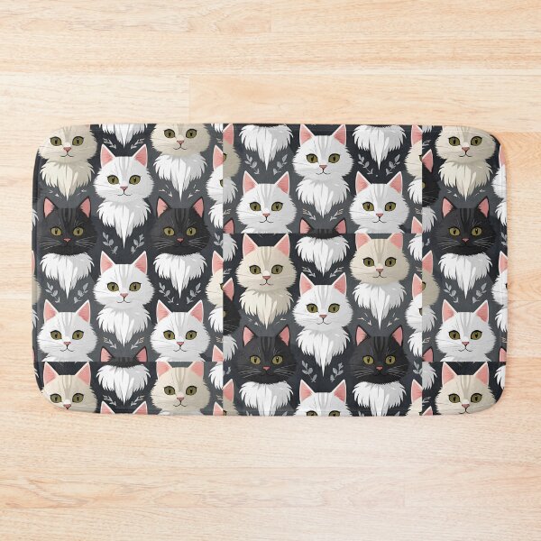 Item preview, White Cat Pattern designed and sold by PatronesKawai.