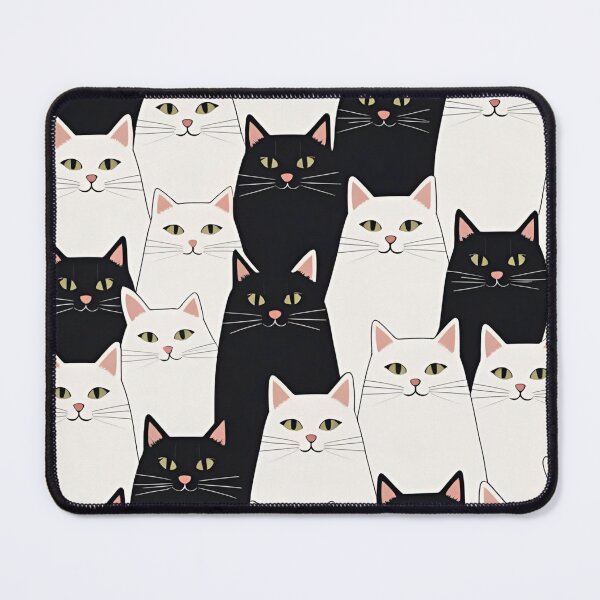 Item preview, White Cat Pattern designed and sold by PatronesKawai.