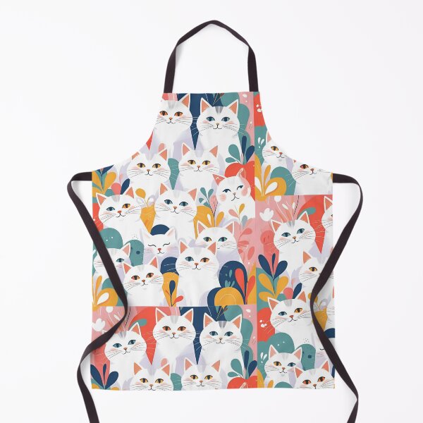 Item preview, White Cat Pattern designed and sold by PatronesKawai.