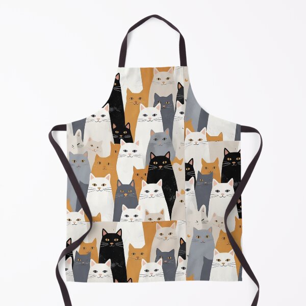 Item preview, White Cat Pattern designed and sold by PatronesKawai.