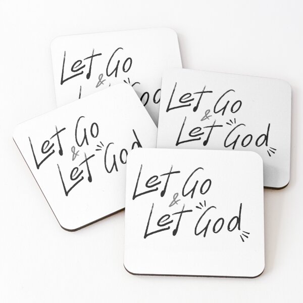 Item preview, Let Go & Let God – Handwritten Christian Quote designed and sold by MilkaMillyBoo.