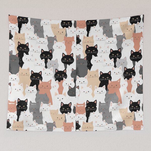 Item preview, Tricolor Cat Pattern designed and sold by PatronesKawai.