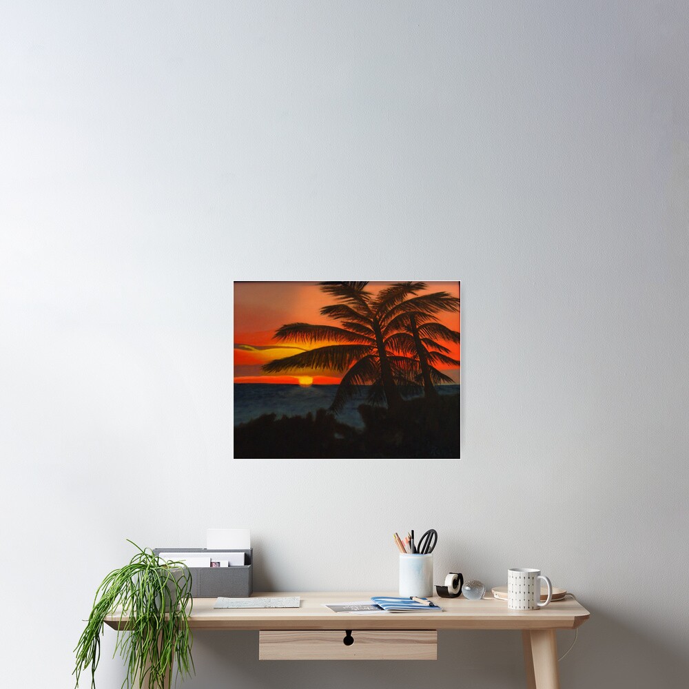 Evening Silhouette Poster