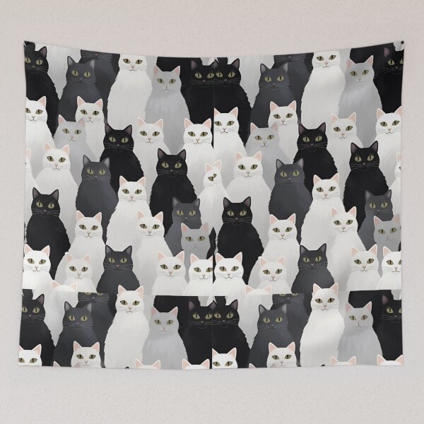 Item preview, Tricolor Cat Pattern designed and sold by PatronesKawai.