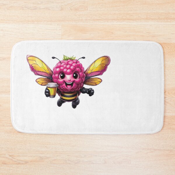 Item preview, Raspberry Coffee Bee designed and sold by caffin8ed.