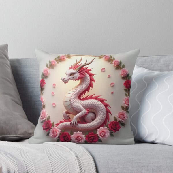 Item preview, Beautiful Dragon With Flowers designed and sold by Planetporridge.