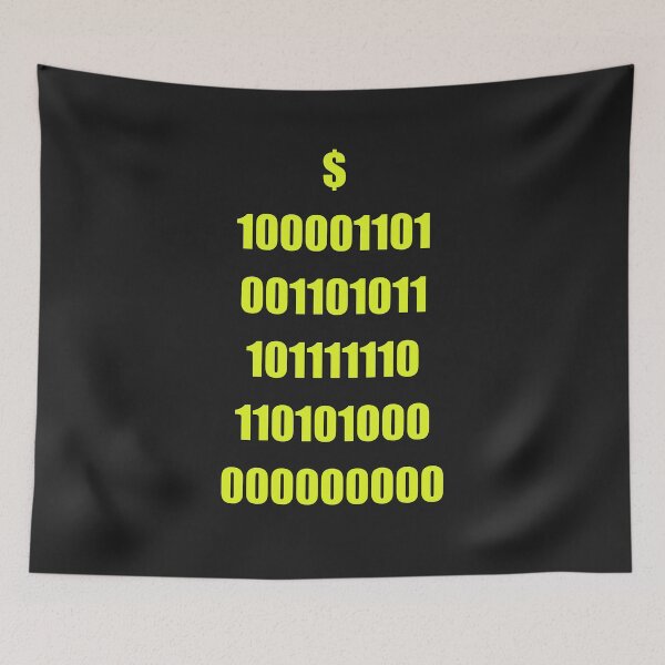Item preview, The 37T — National Debt in Binary designed and sold by Sanctum Icons.