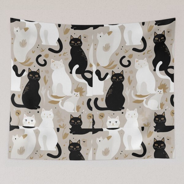 Item preview, Tricolor Cat Pattern designed and sold by PatronesKawai.