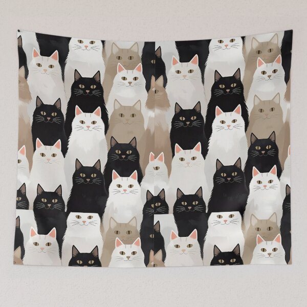 Item preview, Tricolor Cat Pattern designed and sold by PatronesKawai.