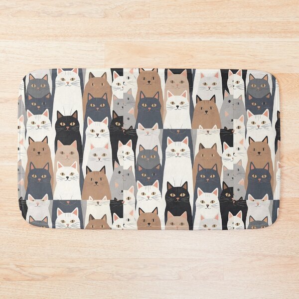 Item preview, Tricolor Cat Pattern designed and sold by PatronesKawai.