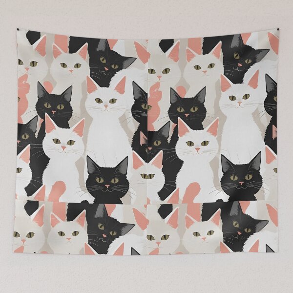 Item preview, Tricolor Cat Pattern designed and sold by PatronesKawai.