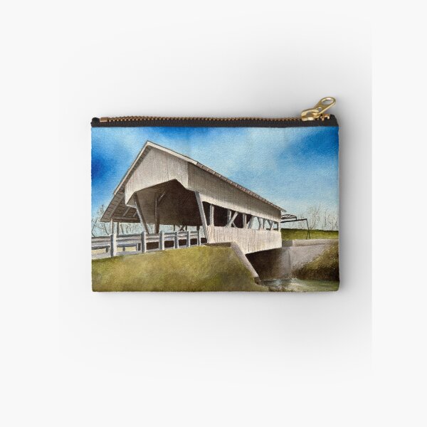 Item preview, Miller’s Run Covered Bridge designed and sold by JHWatercolors.