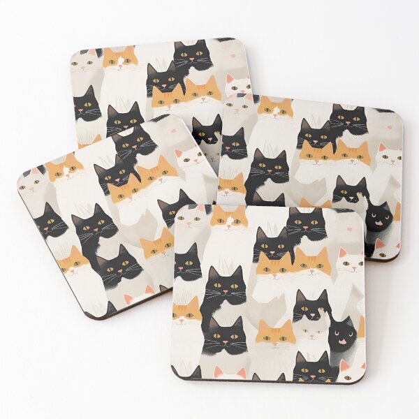 Item preview, Tricolor Cat Pattern designed and sold by PatronesKawai.