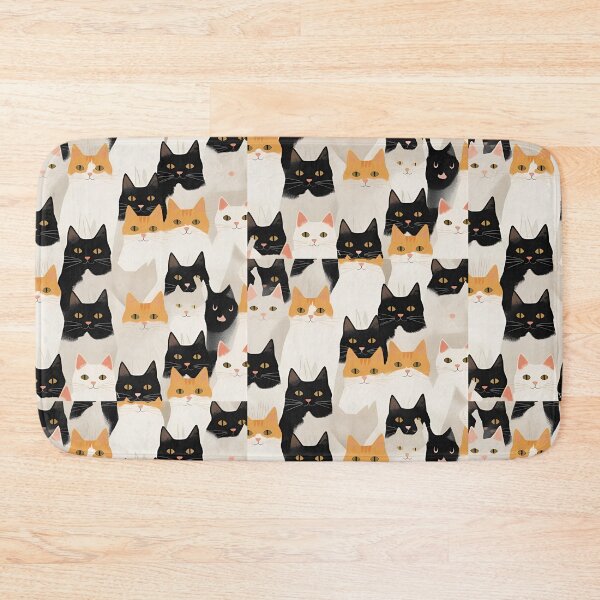 Item preview, Tricolor Cat Pattern designed and sold by PatronesKawai.