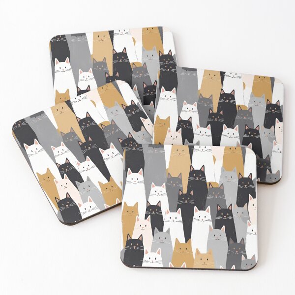 Item preview, Tricolor Cat Pattern designed and sold by PatronesKawai.