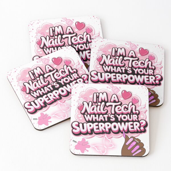 Item preview, Nail Tech.  I do nails what's your superpower.  designed and sold by Lisaarts.