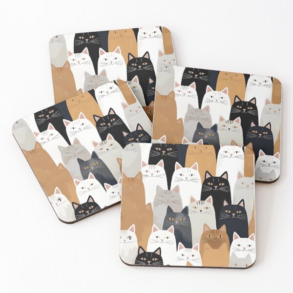 Item preview, Tricolor Cat Pattern designed and sold by PatronesKawai.