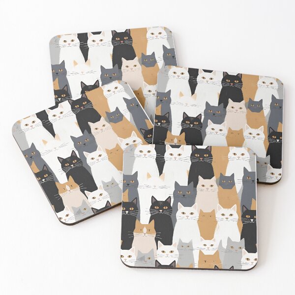 Item preview, Tricolor Cat Pattern designed and sold by PatronesKawai.