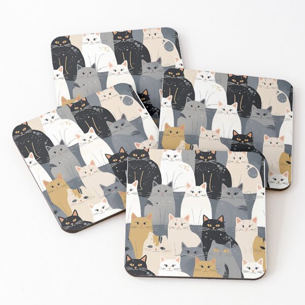 Item preview, Tricolor Cat Pattern designed and sold by PatronesKawai.
