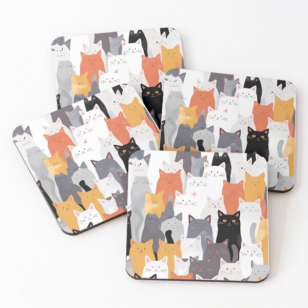 Item preview, Tricolor Cat Pattern designed and sold by PatronesKawai.