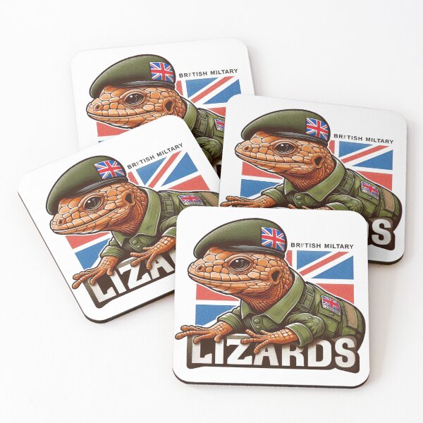 Item preview, Funny British Military Lizard designed and sold by Toricreatess.