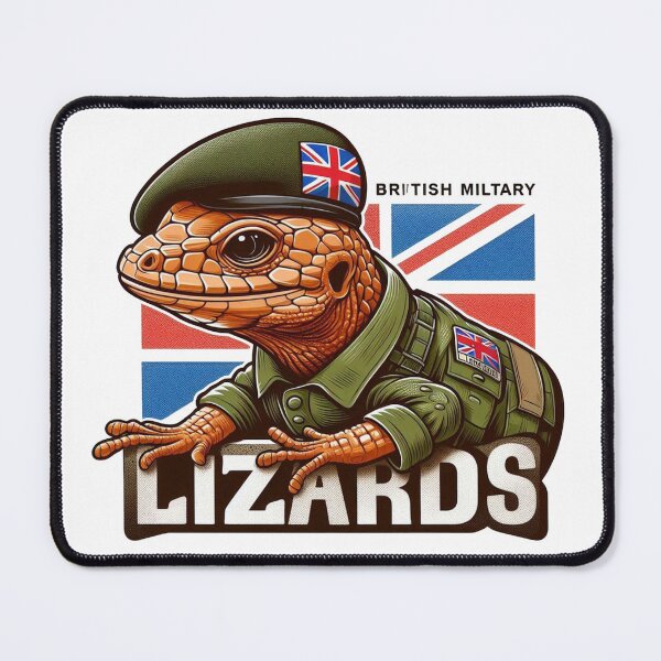 Item preview, Funny British Military Lizard designed and sold by Toricreatess.