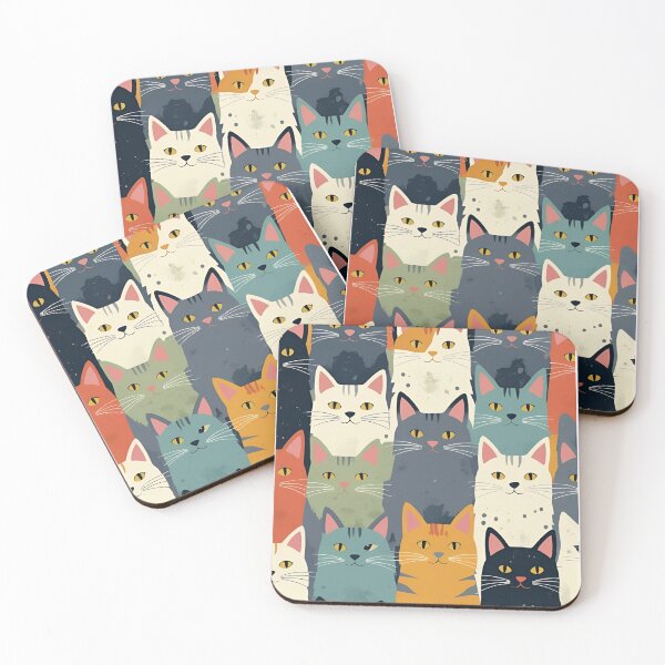 Item preview, Tricolor Cat Pattern designed and sold by PatronesKawai.