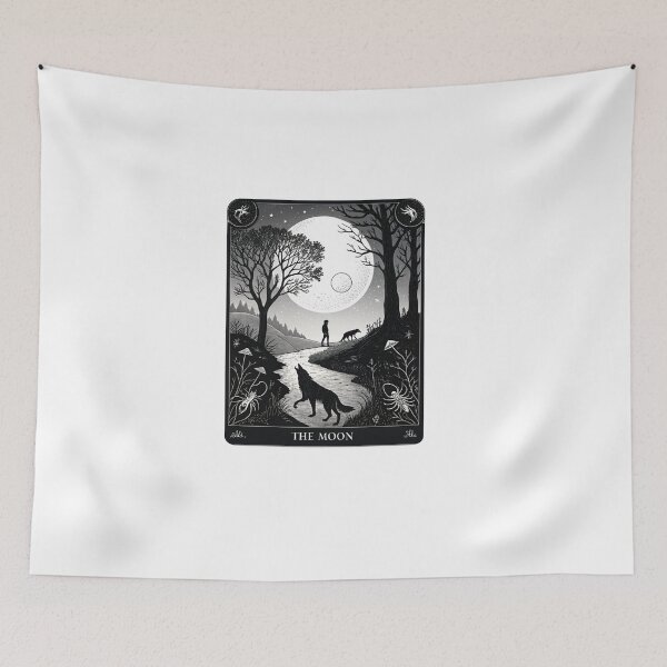 Item preview, Tarot card The moon  designed and sold by Lucky 777.