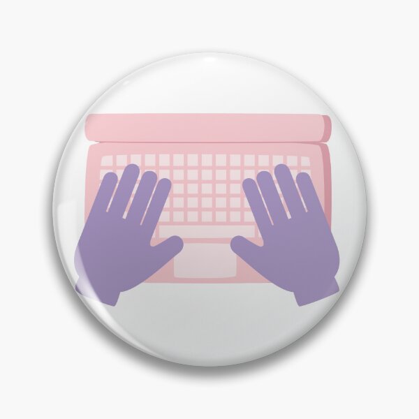 Item preview, Cute Pink Laptop Keyboard  designed and sold by shewireswords.
