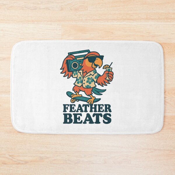 Item preview, Feather Beats Parrot designed and sold by TinyDoodles.