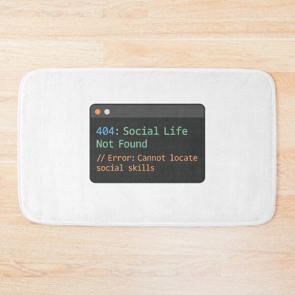 Item preview, Developer Life Code T-Shirt Social Life Not Found designed and sold by shashtopia.