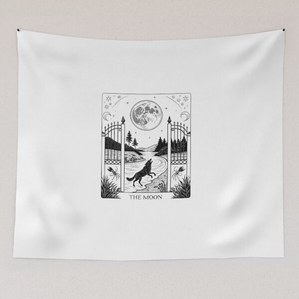 Item preview, Tarot card The moon  designed and sold by Lucky 777.