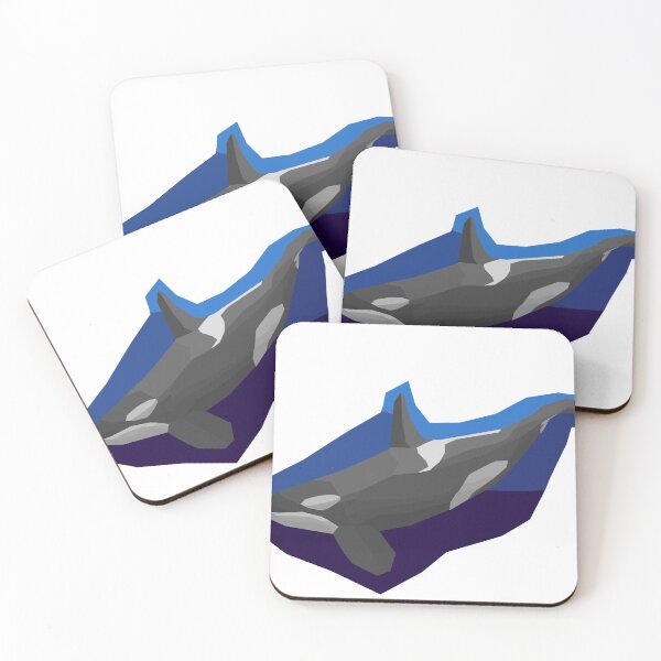 Item preview, Dark blue geometric orca designed and sold by Just-Draws-22.