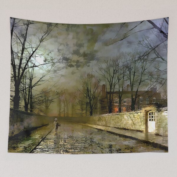 Item preview, John Atkinson Grimshaw - Silver Moonlight designed and sold by Jon-Baran.
