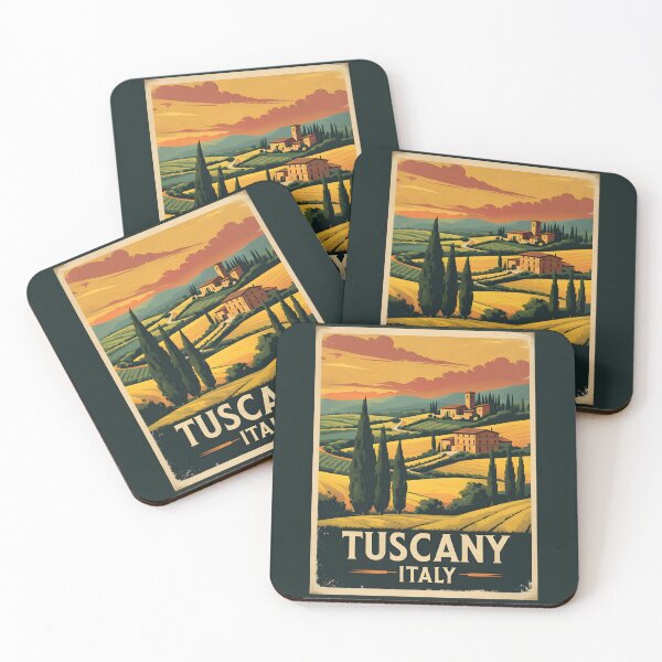 Item preview, A Vintage Illustration of Tuscany - Italy  designed and sold by GoodOldVintage.
