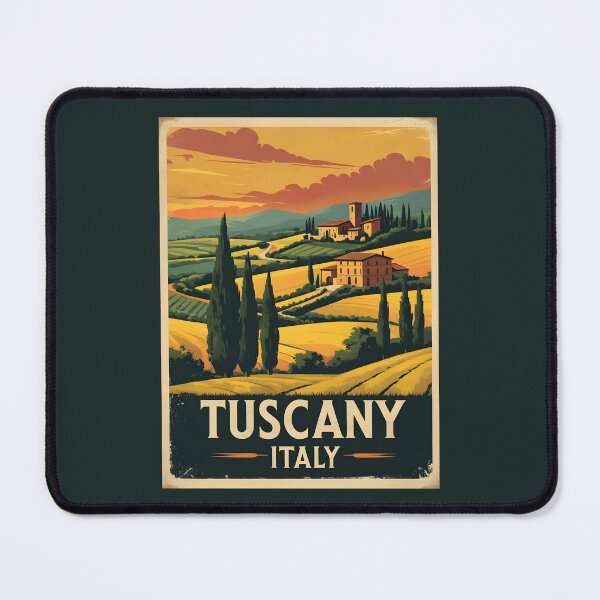 Item preview, A Vintage Illustration of Tuscany - Italy  designed and sold by GoodOldVintage.