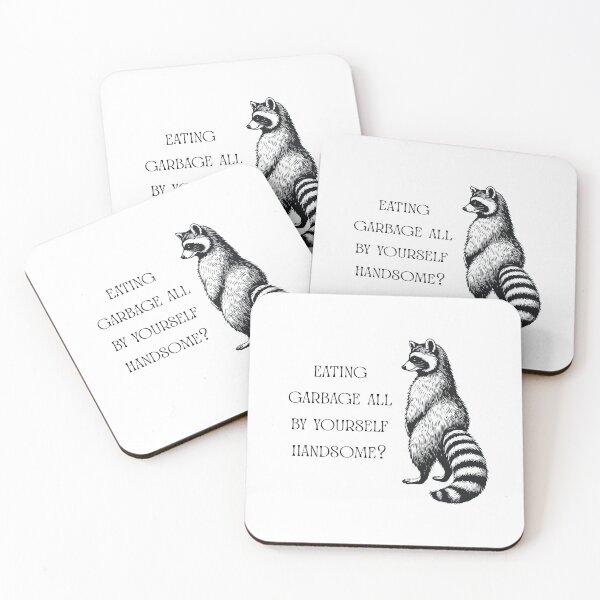 Item preview, Handsome Raccoon designed and sold by HannahGewickey.