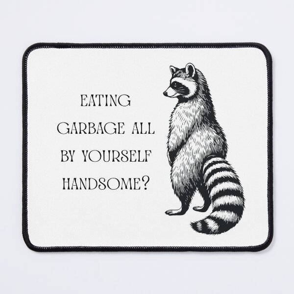 Item preview, Handsome Raccoon designed and sold by HannahGewickey.