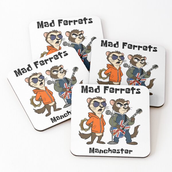 Item preview, Liam and Noel Mad Ferrets Manchester Britpop designed and sold by goofyfootartist.
