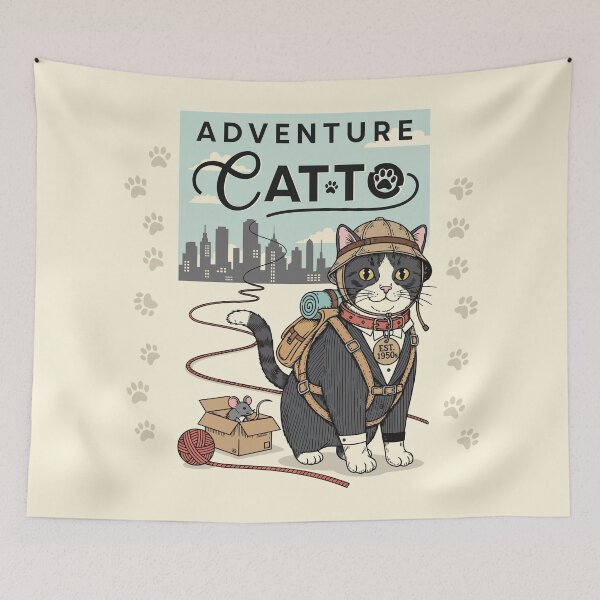 Item preview, Adventure Catto designed and sold by Amir Faysal.