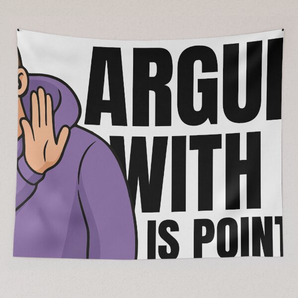 Item preview, Arguing With Me Is Pointless – Sassy Attitude Tee designed and sold by AgAndOl.