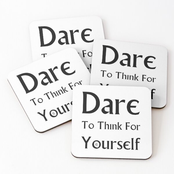 Item preview, Dare To Think For Yourself designed and sold by SlumCity.