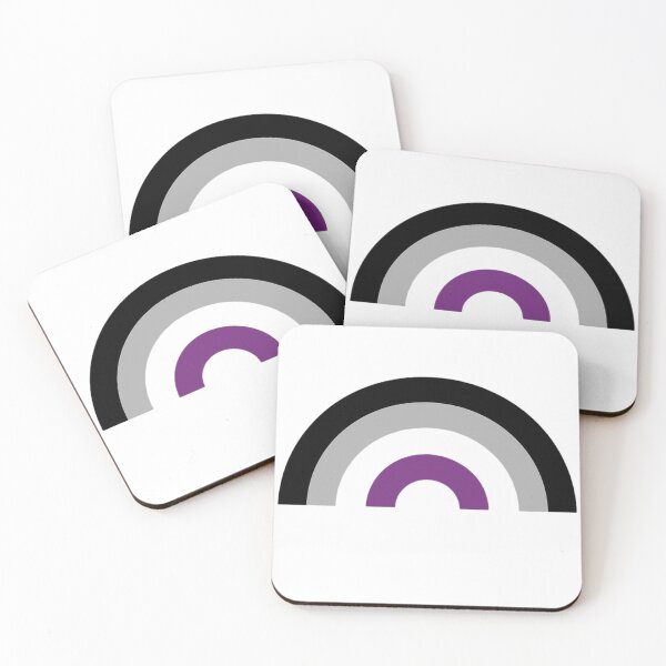 Item preview, Minimalist Asexual Pride Rainbow designed and sold by MixArkArt.