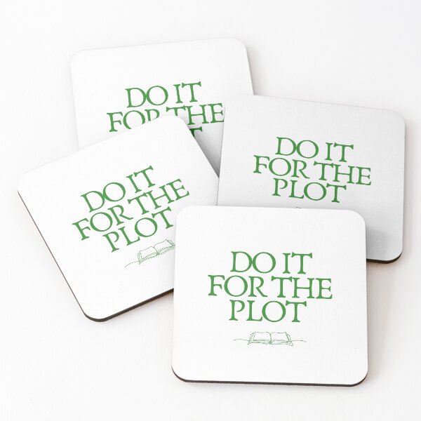 Item preview, Do It For The Plot | Quote  designed and sold by wallflowershop.