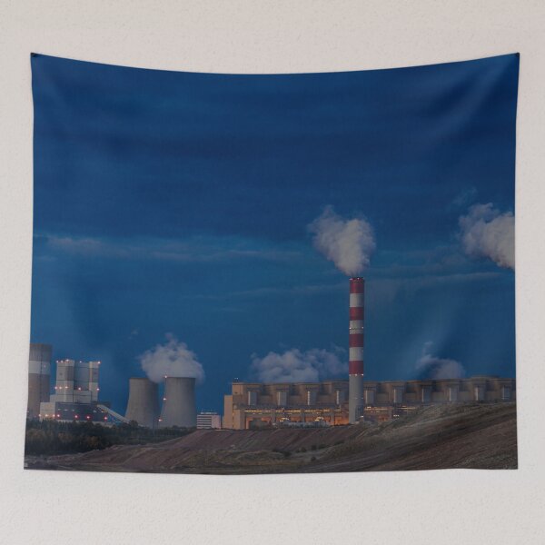 Item preview, Belhatow Power Plant at Dusk designed and sold by minstr3l.