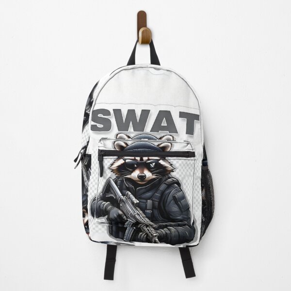 Item preview, SWAT Raccoon Tactical Operator | Funny Armed Animal Design designed and sold by GiftLore Studio.