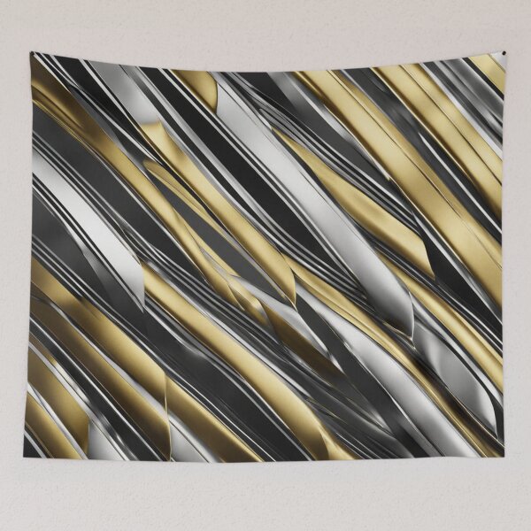 Item preview, Shiny Metal Strips 4 designed and sold by HebaRK Studio.