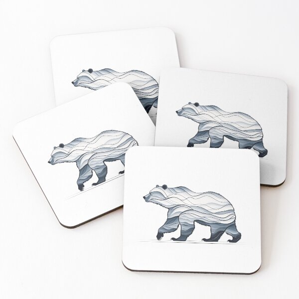 Item preview, Still Force- A Bear Made Of Lines designed and sold by Domcreations4.